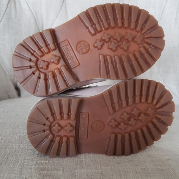 Toddler Baby Timberlands Pink US size 4 - Picture 5 of 8